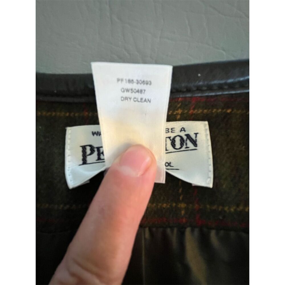 Pendleton Women's Petite Green Plaid Blazer Jacket Size 14 Button Front - Picture 5 of 7